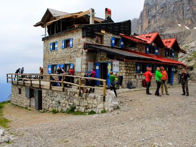 001-Aufbruch an der Agostini-Huette